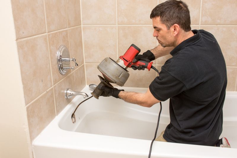 Skilled Installer Working on Bathroom